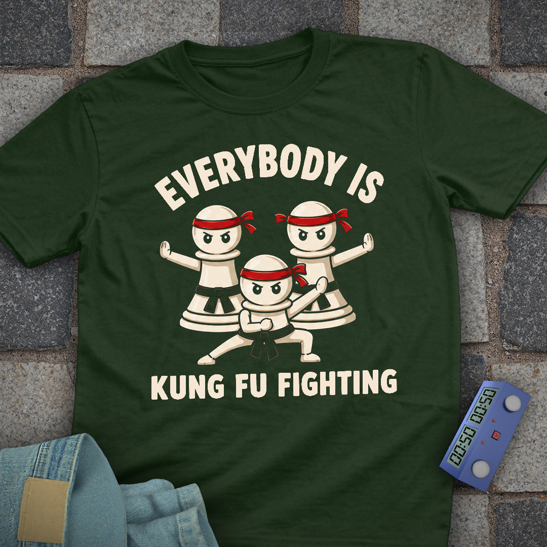 Kung Fu Fighting Chess T-Shirt