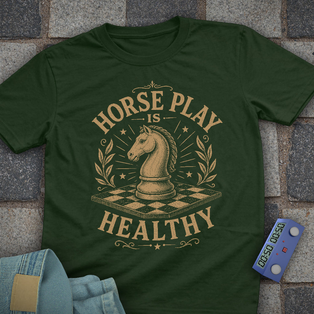 Horse Play Chess T-Shirt