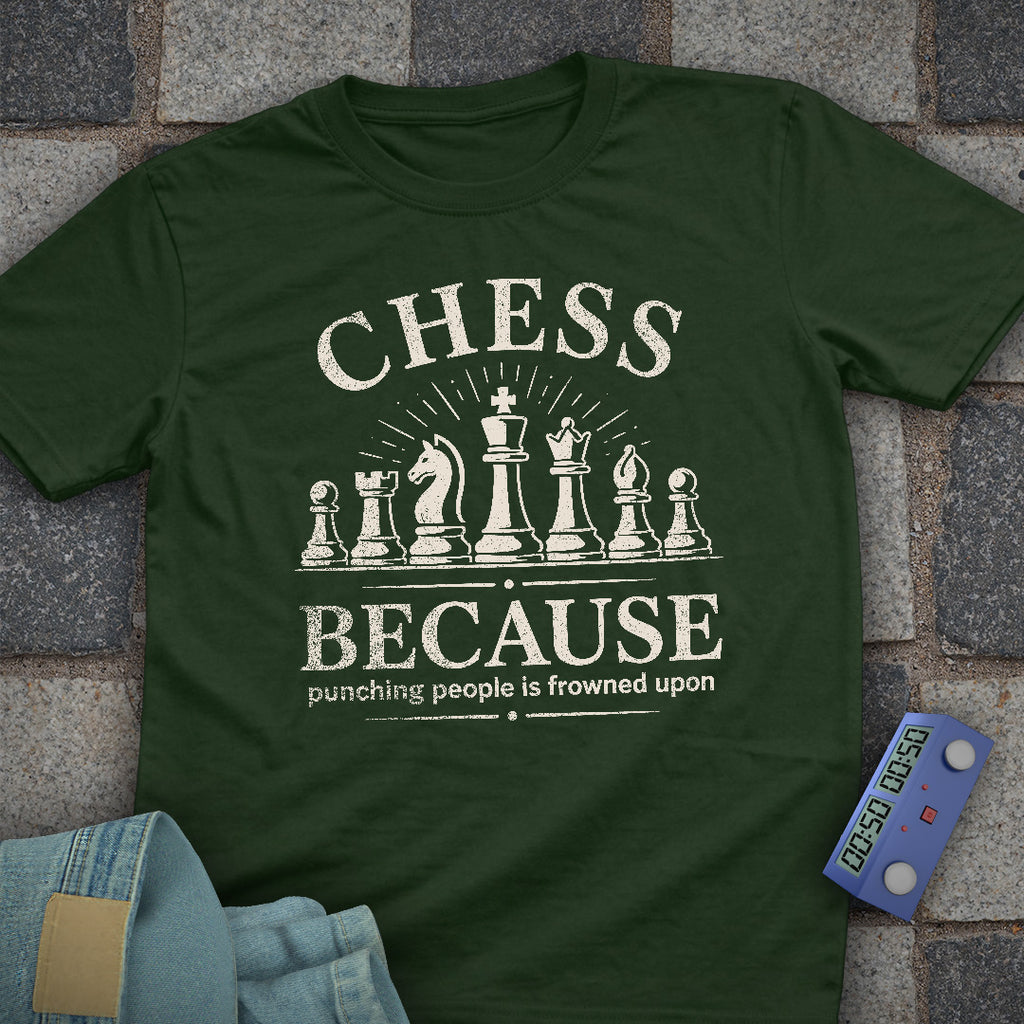 Chess Frowned Upon-T-Shirt