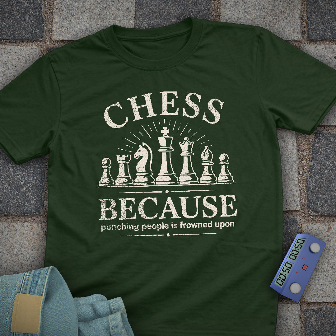 Chess Frowned Upon-T-Shirt