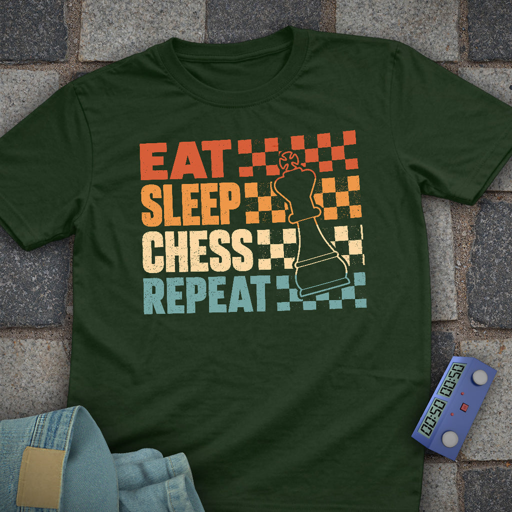 Eat Sleep Chess Repeat T-Shirt