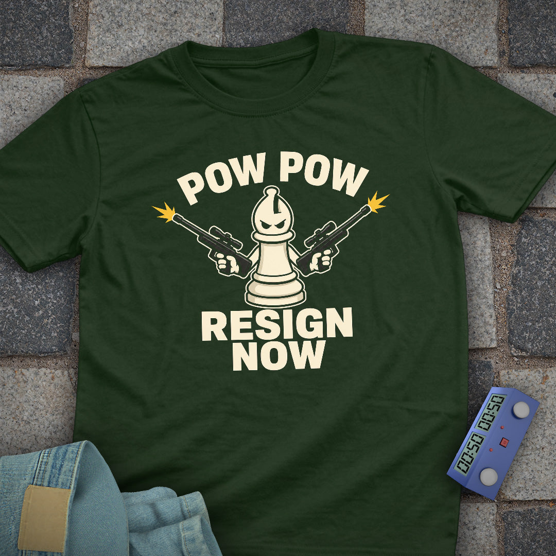 Pow Resign Now T-Shirt