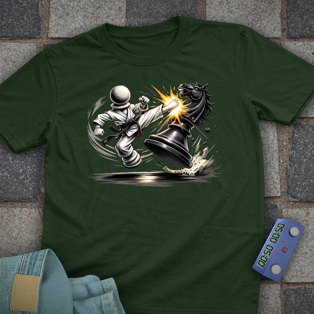 Kick the Knight Chess T-Shirt
