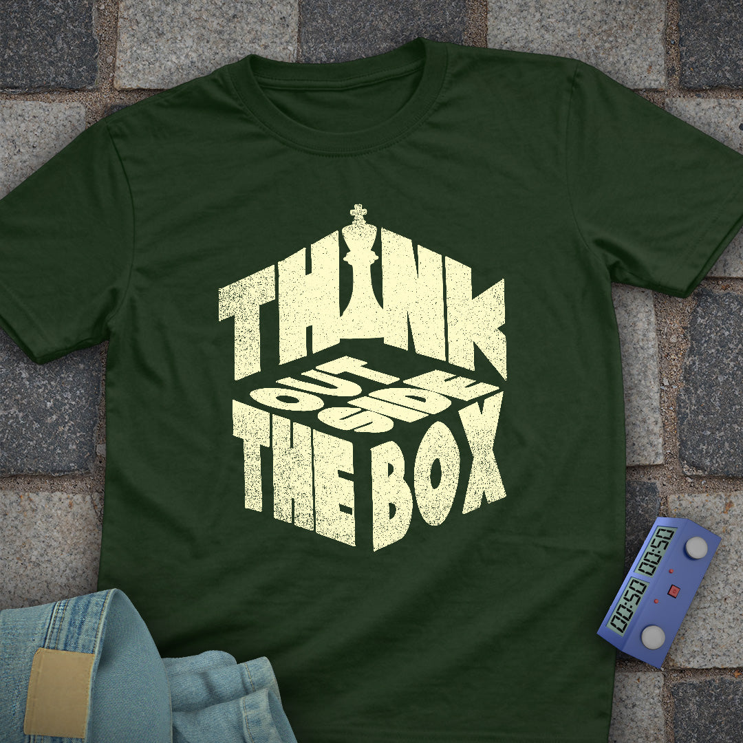 Think Outside Chess Box T-Shirt