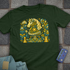 Knight Floral Chess T-Shirt