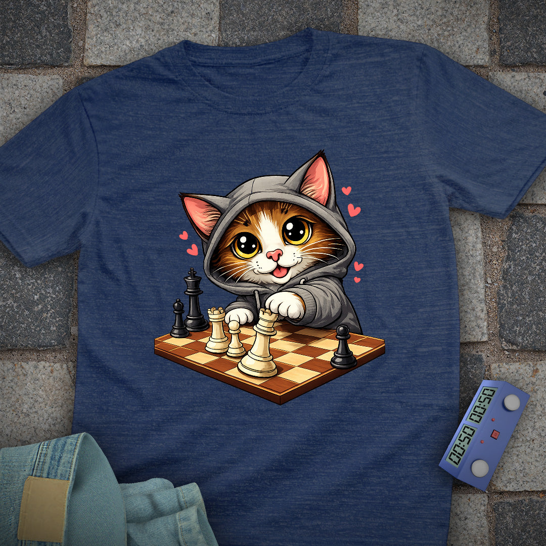 Cat Hoody Chess T-Shirt