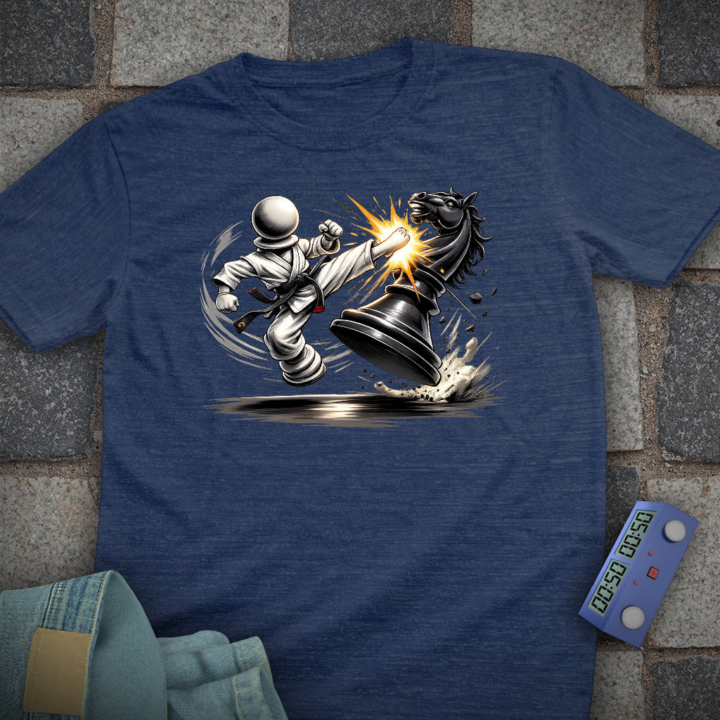 Kick the Knight Chess T-Shirt