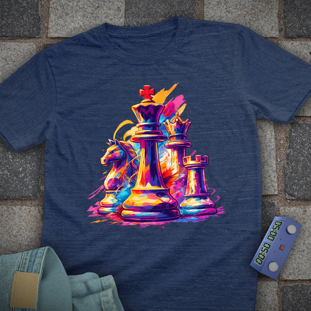 Colorful Chess Art T-Shirt