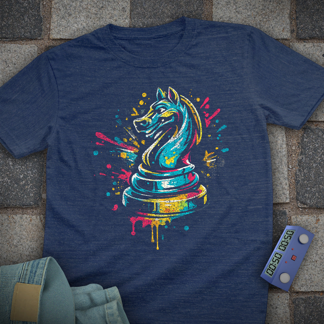 Knight Splash Chess T-Shirt
