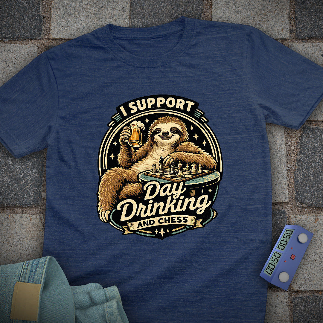 Support Day Drinking Chess T-Shirt