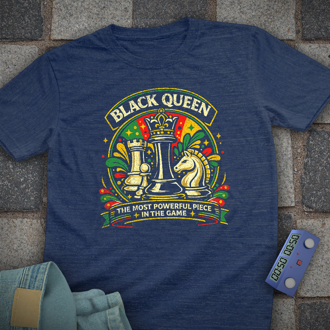 Black Queen Chess T-Shirt