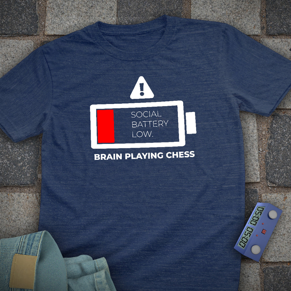 Battery Low Chess T-Shirt