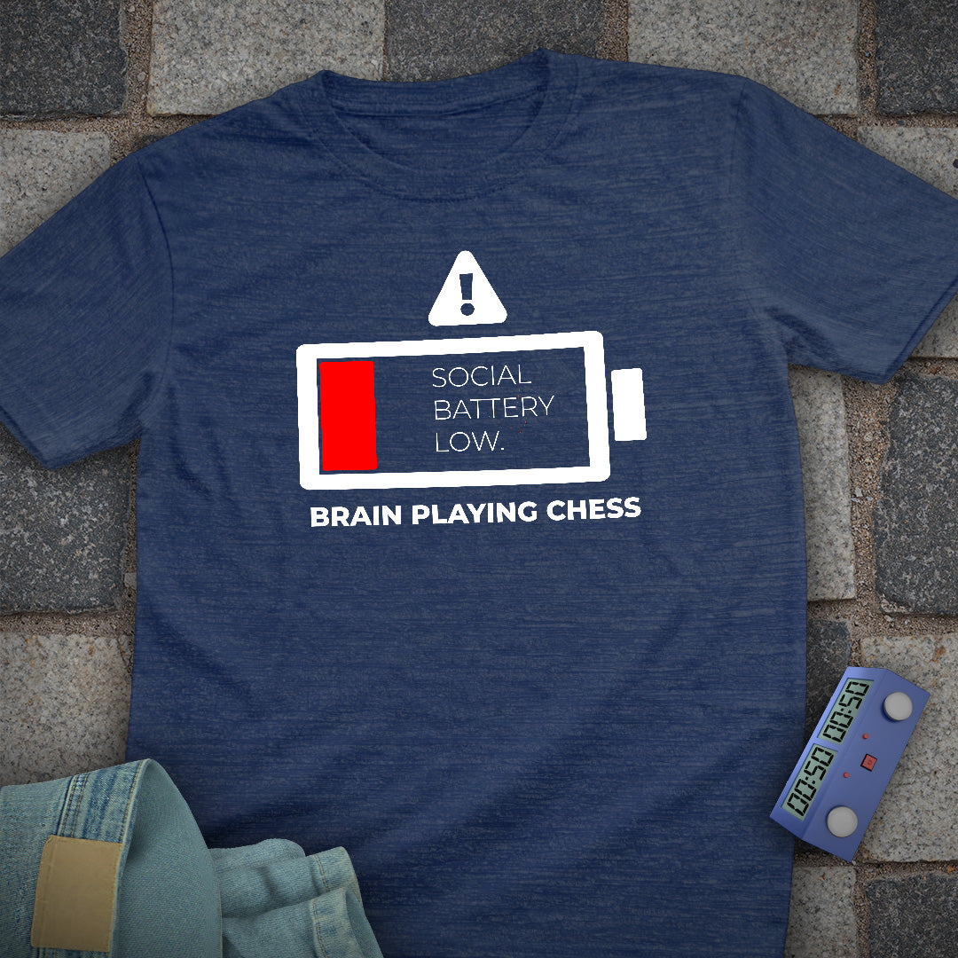 Battery Low Chess T-Shirt
