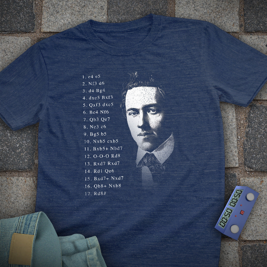 Morphy Immortal Chess T-Shirt
