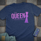 Queen Moves Freely Chess T-Shirt