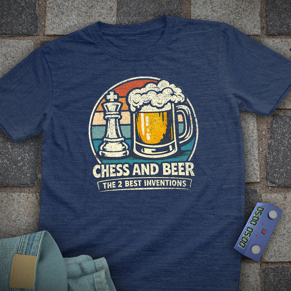 Beer Retro Chess T-Shirt