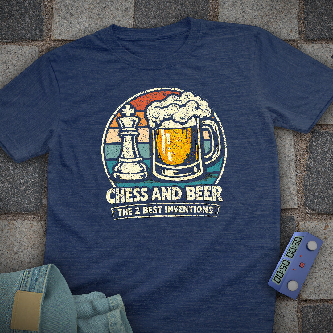 Beer Retro Chess T-Shirt