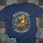 Bad Decisions Beer Sloth Chess T-Shirt
