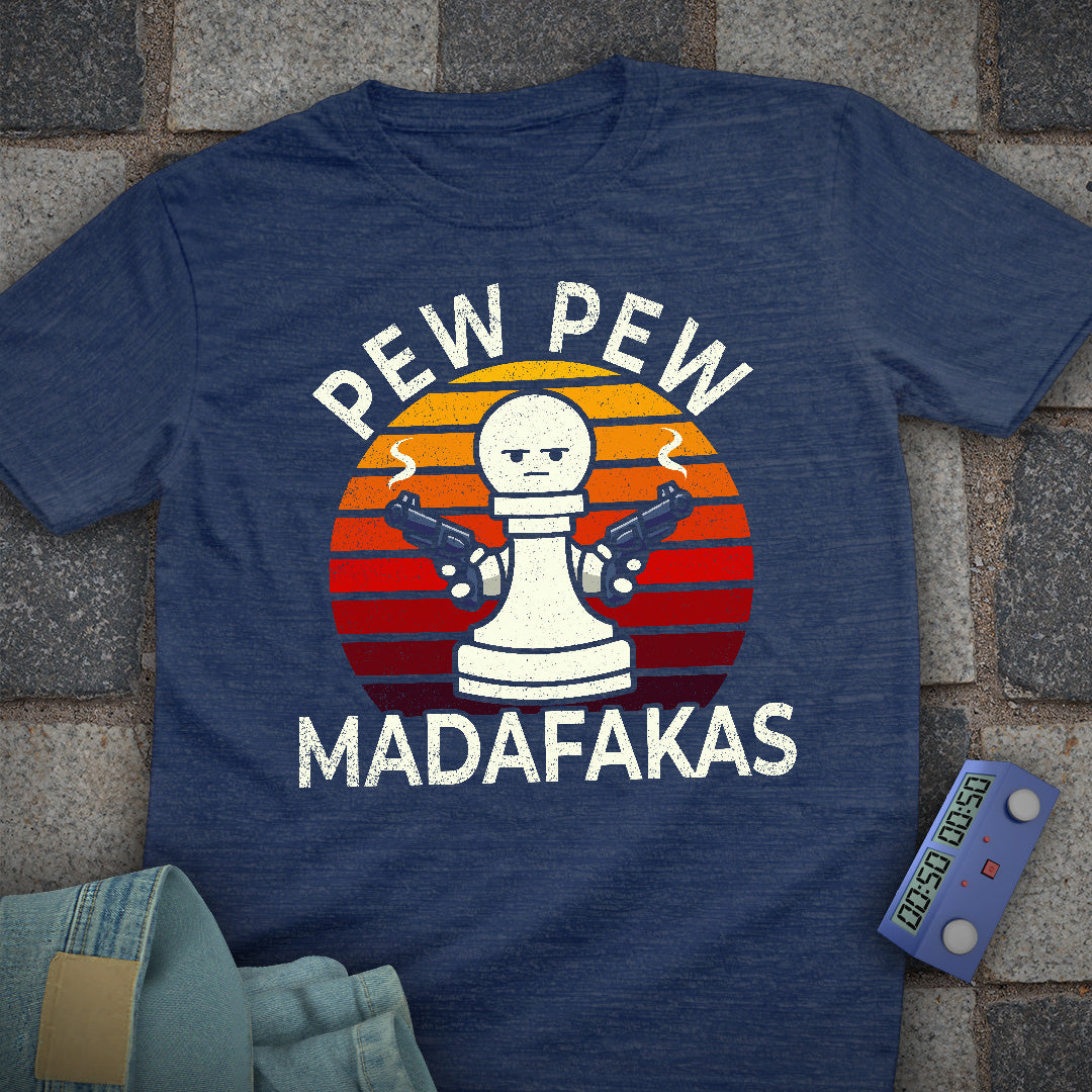 Pew Pew Chess Pawn T-Shirt