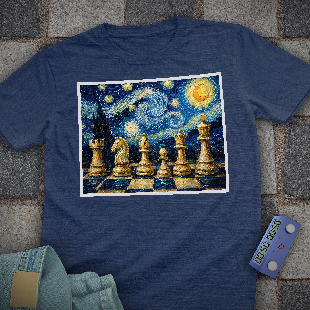 Van Gogh Chess T-Shirt