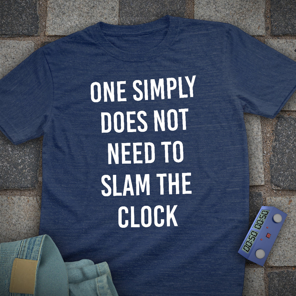 Clock Slam Chess T-Shirt