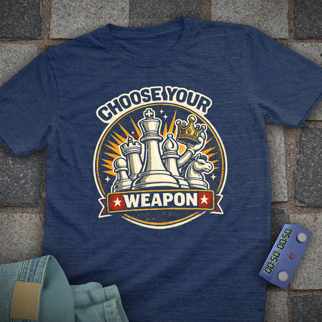 Choose Weapon Chess T-Shirt