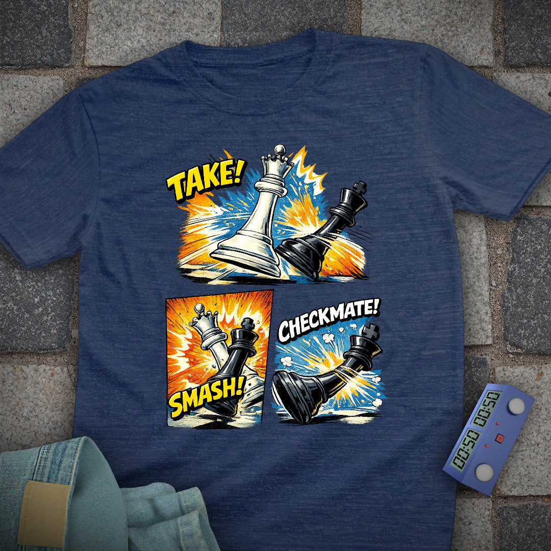 Comic Book Chess T-Shirt