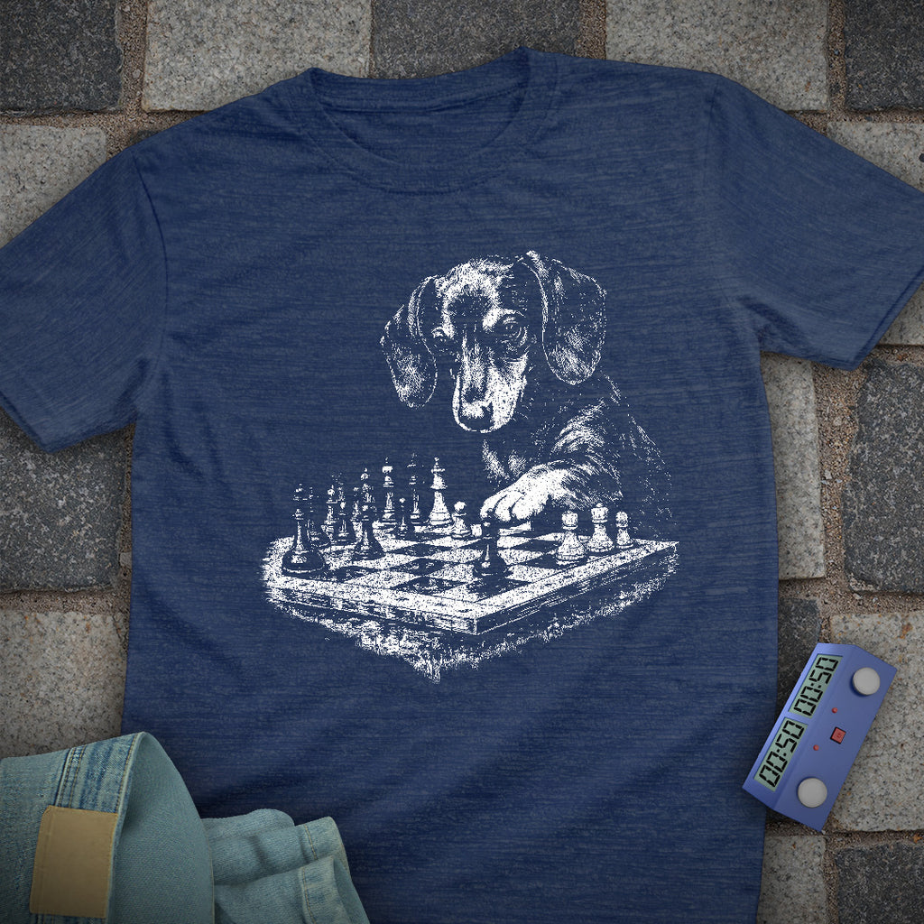 Dog Playing Chess T-Shirt