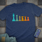 Piece Line Up Chess T-Shirt
