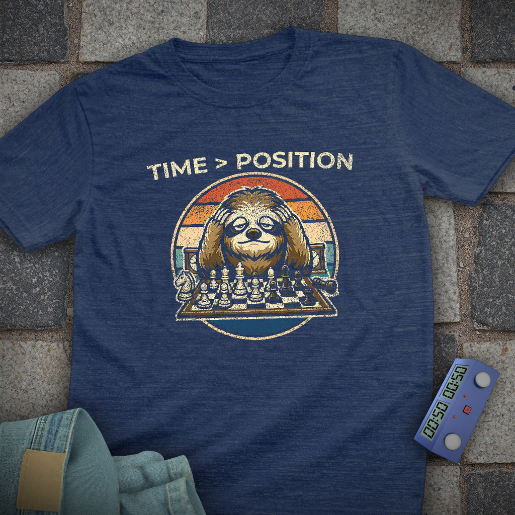 Sloth Position Chess T-Shirt