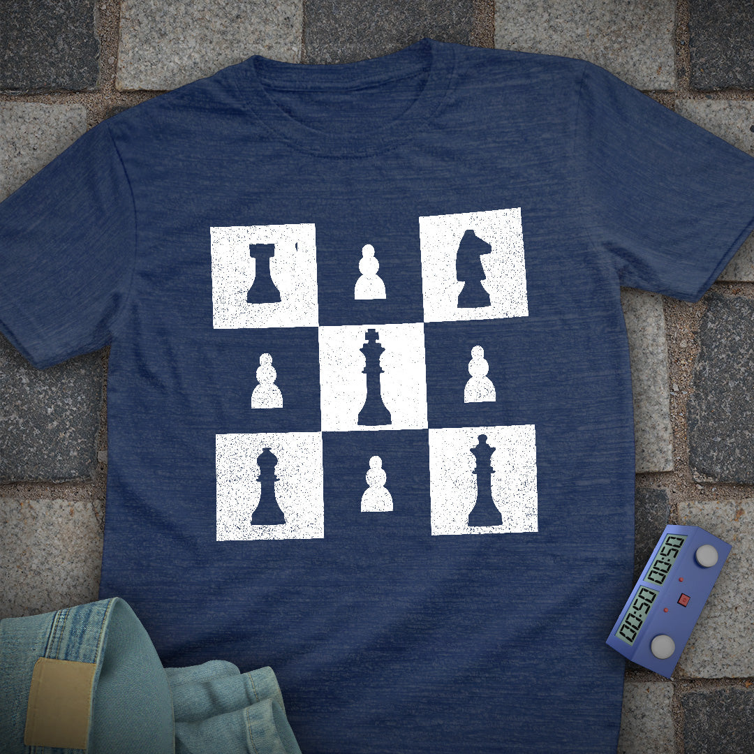 Square Style Chess T-Shirt