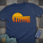 Sunset Vintage Chess T-Shirt