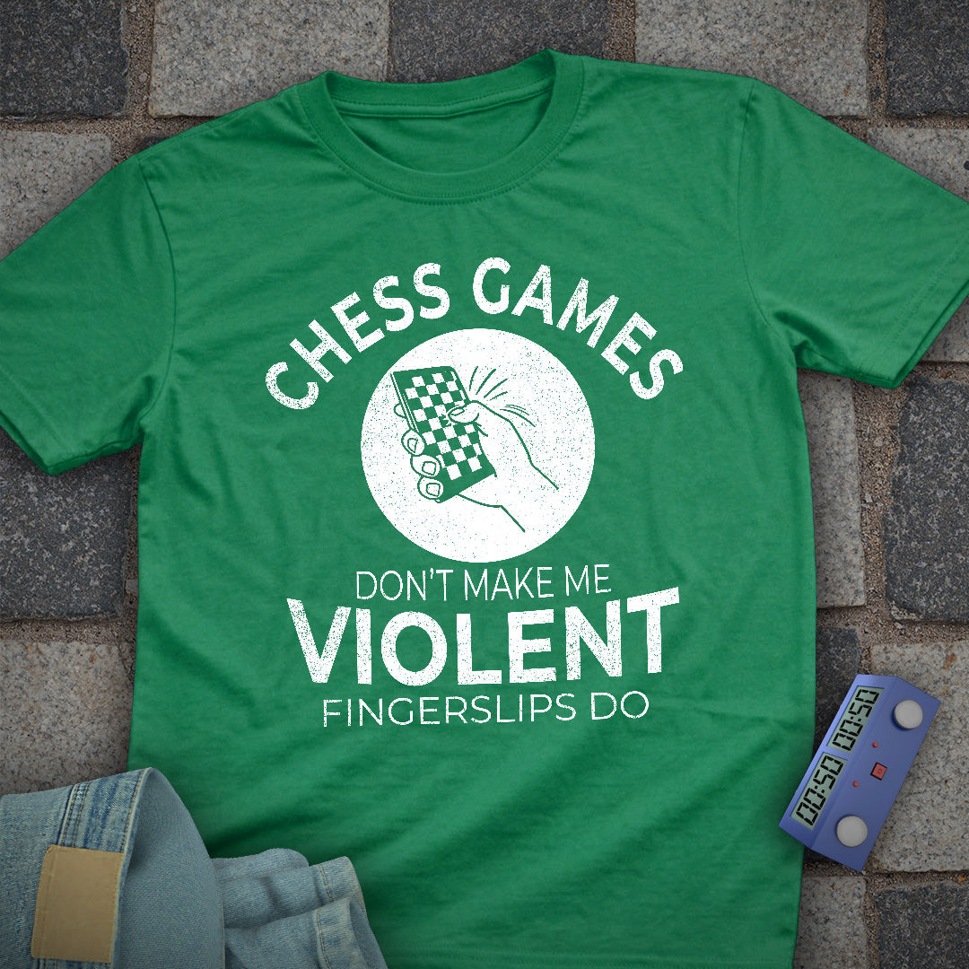 Fingerslip Violent Chess T-Shirt