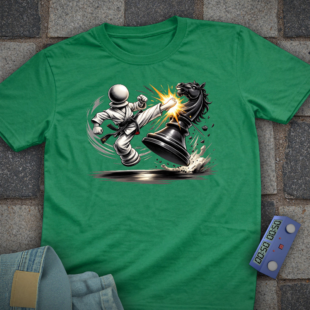 Kick the Knight Chess T-Shirt
