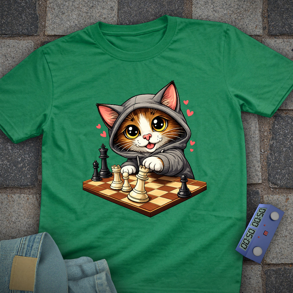 Cat Hoody Chess T-Shirt