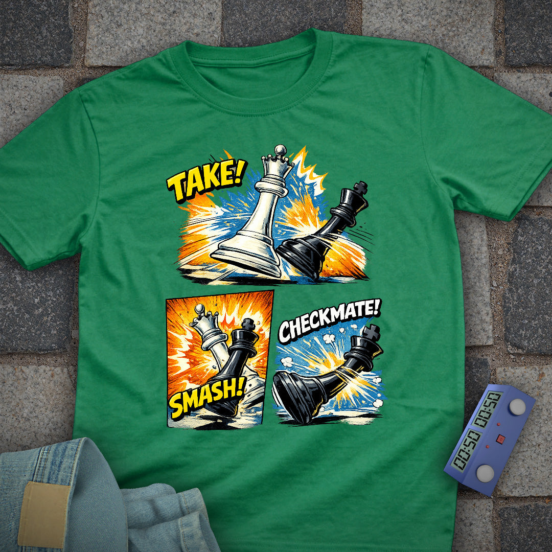 Comic Book Chess T-Shirt