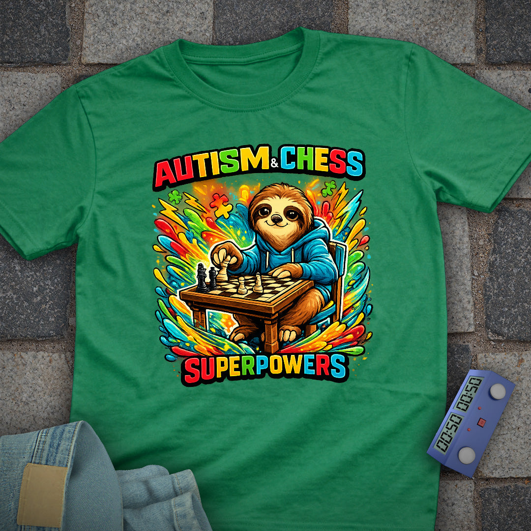 Autism Superpowers Chess T-Shirt