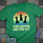 Fork & Find Out Chess T-Shirt