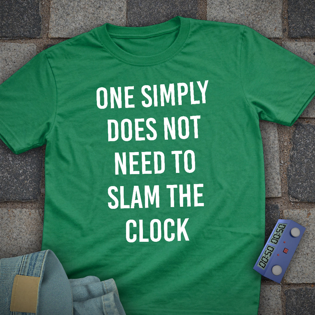 Clock Slam Chess T-Shirt