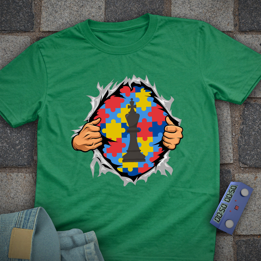 Autism Superhero Chess T-Shirt