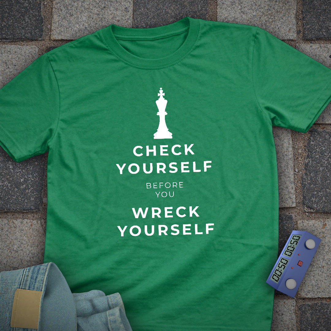 Check Yourself Chess T-Shirt