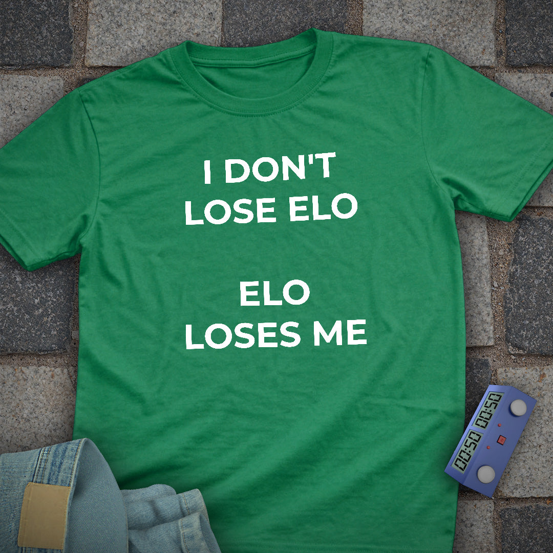 Elo Loses Me Chess T-Shirt