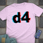 Glitch d4 Chess T-Shirt