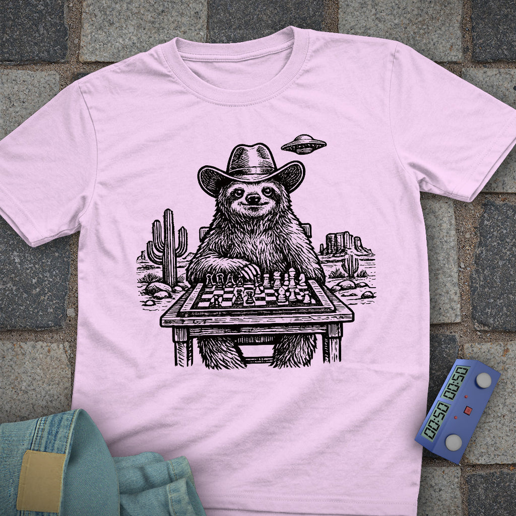 Sloth Chess Western Desert T-Shirt
