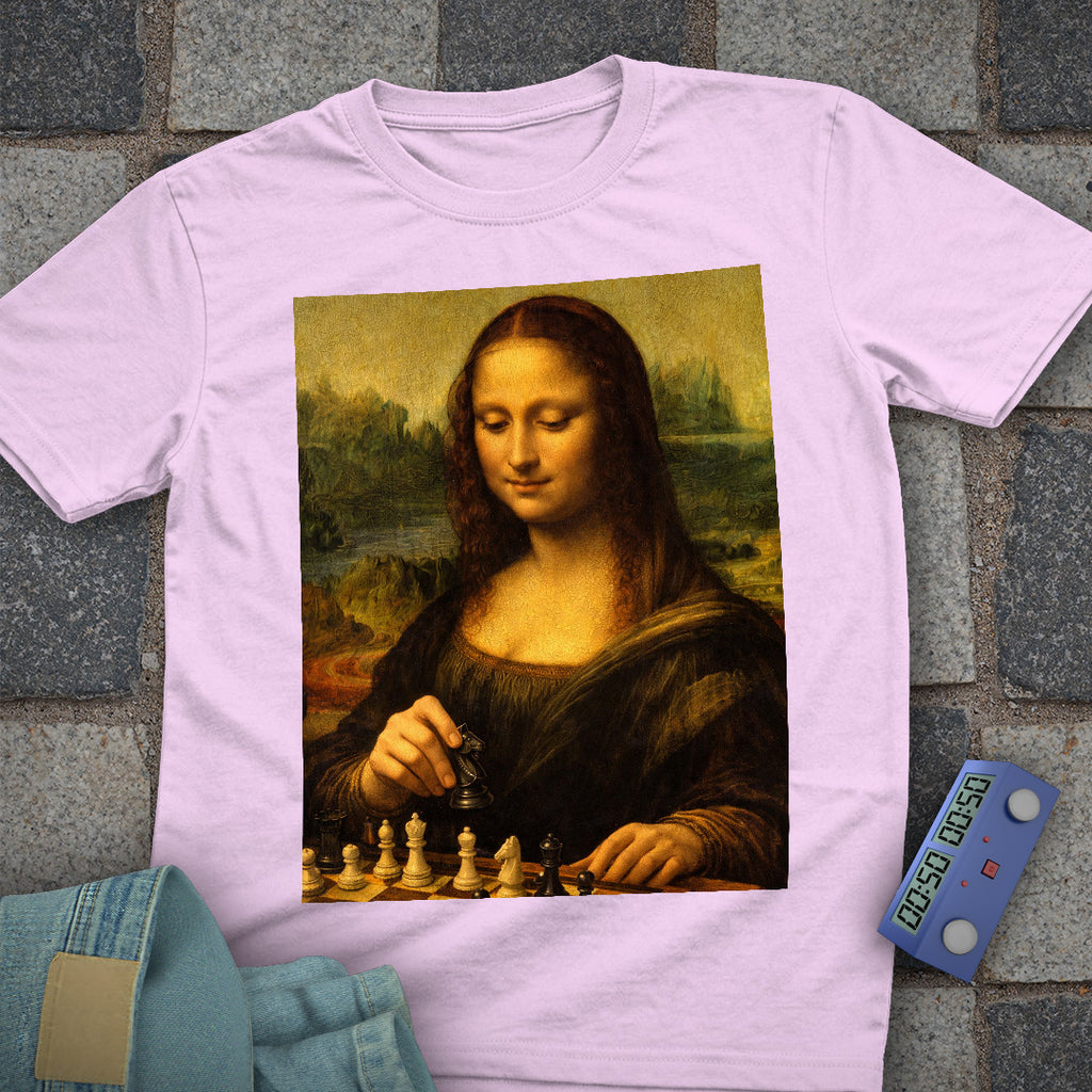 Mona Lisa Chess T-Shirt