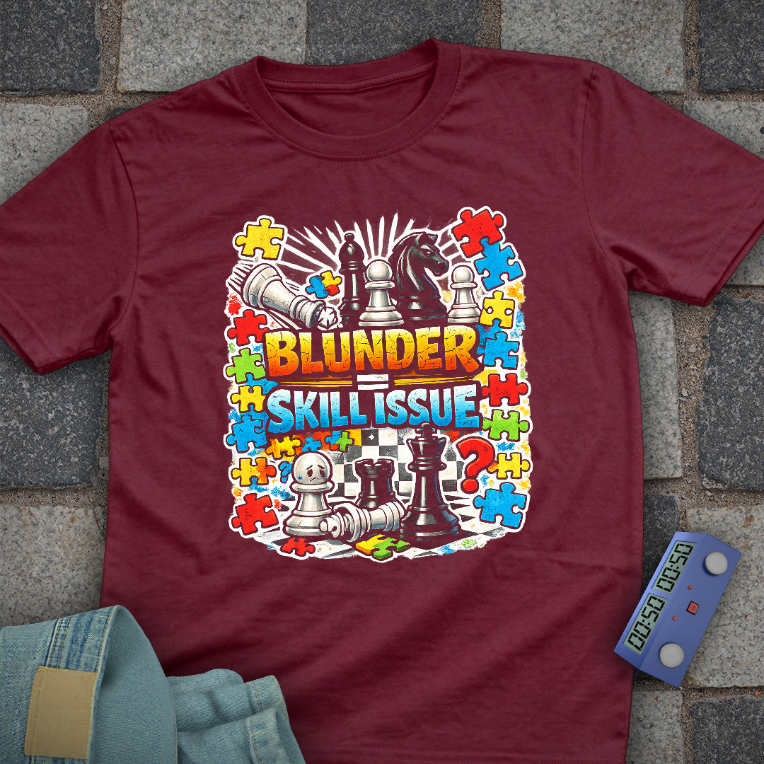Skill Issue Chess T-Shirt