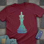 Gradient Shapes Chess T-Shirt