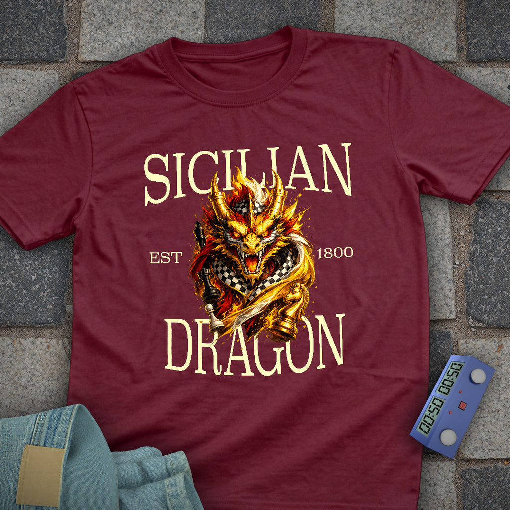 Sicilian Dragon Chess T-Shirt