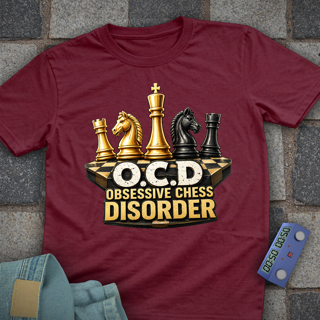 OCD Obsessive Chess Disorder T-Shirt