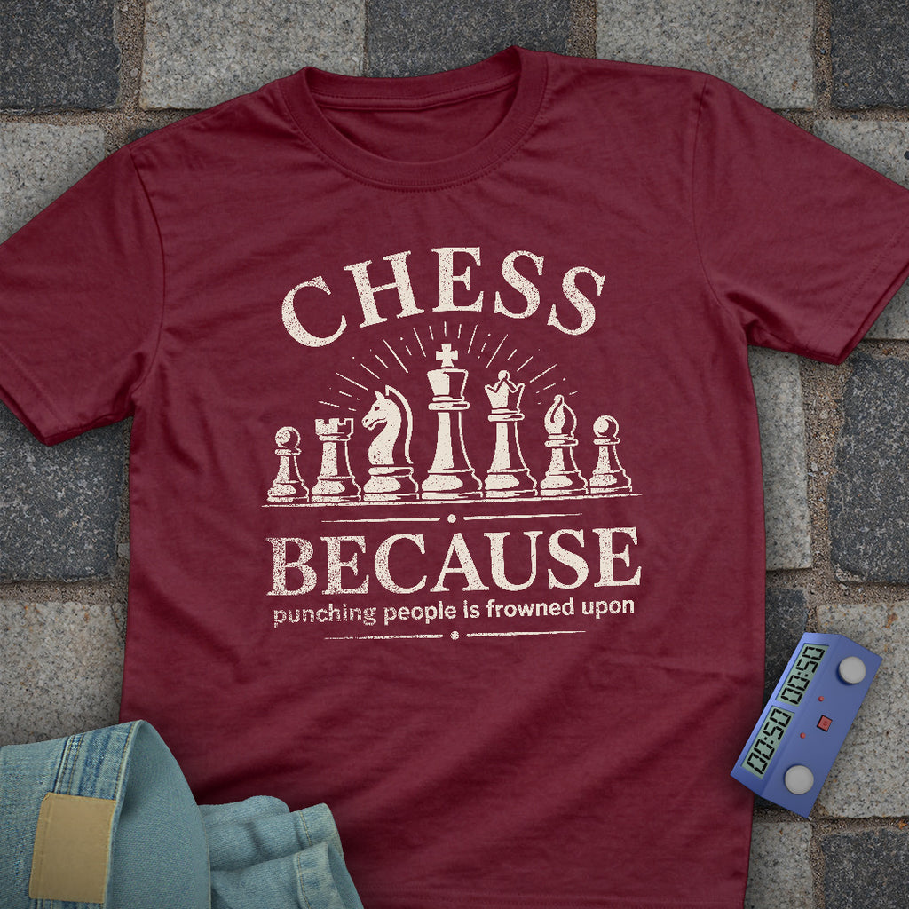 Chess Frowned Upon-T-Shirt